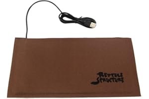 BALACOO USB Reptile Under Tank Heating Pad Heating Pad Warmer Heater Mat for Turtle Lizard (Coffee)