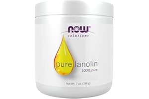 ‎NOW Now Foods Pure Lanolin, pures Wollfett, 198g, zum Auftragen auf die Haut, Laborgeprüft, Glutenfrei, Ohne Gentechnik, Sojafrei