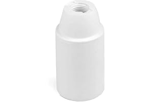 Arditi - Portalámparas termoplástico, 1 unidad de tres piezas con casquillo E14, 500 Tp/Tpmv/Asftp/Fmc/T190/Bi/Ean1/S10, 100, /M/Pde/E14 - 019045-017303-029555