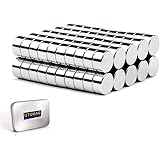 Multi-Use Neodym Magnete - 6 x 3 mm – Starke Permanent Rounde Kleine Magnets für Whiteboard, Magnettafel, Tafel, Pinnwand, Kü