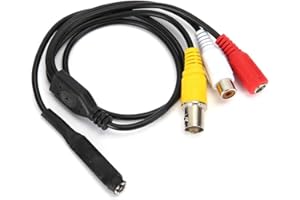 Tangxi Mini cámara CCTV, Mini HD 2500TVL 6pcs Lámpara Infrarroja AHD Cámara con Visión Nocturna para Seguridad CCTV Vigilancia