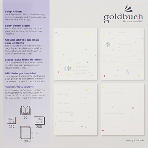 Goldbuch Babyalbum Bärbel Haas, 30×31 cm, 60 Seiten mit Pergamin, Efalin, 15522 - 7
