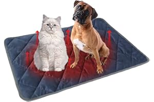 MODRADY Modrad Selbstheizende Decke für Hunde Katzen Haustiere Wärmematte Hundematte Winter Hundedecke Waschbar Hygienisch und rutschfest