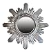 Produktbild BAROCK ANTIK WANDSPIEGEL SONNE IN Silber 42x42 CM RUND RUNDER REPRO SPIEGEL SUN