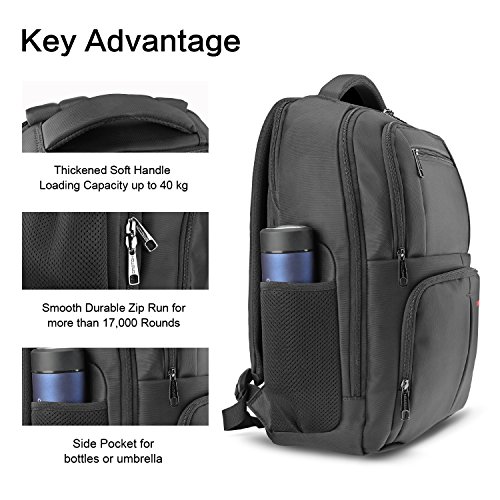 OMOTON Laptop Rucksack f  r alles Tablet und Laptops bis zu 15 6 zoll  zur Arbeit und Reise   wasserabweisend  Anti-Diebstahl  ger  umig  f  r Damen u