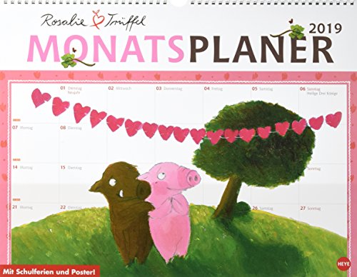 Preisvergleich Produktbild Rosalie & Trüffel Monatsplaner - Kalender 2019