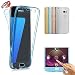 Produktbild Für Samsung Galaxy J5 2016 Hülle Silikon Transparent,Handyhülle für Galaxy J5 360 Grad Schutz Durchsichtig Vorne Hinten Touch Case,SKYXD Beidseitiger Rundumschutz Full Body Cover Klar Clear Dünne Weich Rückseite Handy Tasche Premium Backcover für Samsung Galaxy J5 2016 Modell J510- Blau