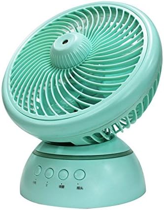 Desktop fan/Cooling fan / student dormitory USB rechargeable portable portable electric fan/Desktop Table Electric Quiet Fan ( Color : Blue )