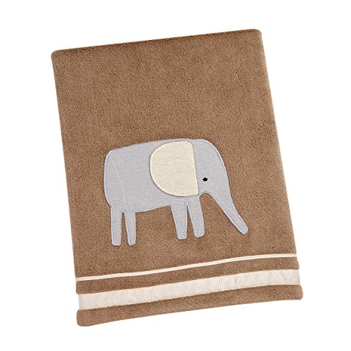 Sadie & Scout appliqué Couverture pour garçon, éléphant