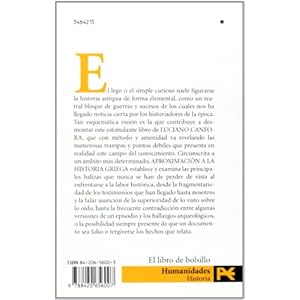 Aproximación a la historia griega (El Libro De Bolsillo - Historia)