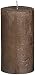 Produktbild Rustikal 103667640384 Metallic Stumpenkerze, Paraffin Wachs, Braun Kupfer