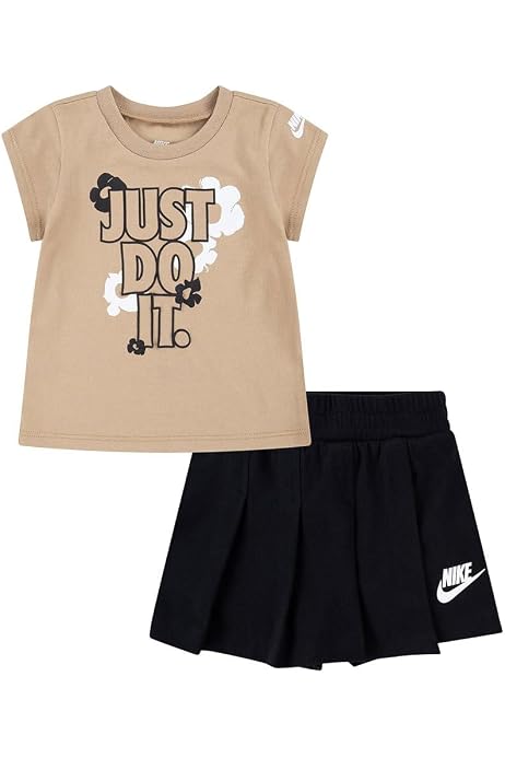 Ensemble T-shirt Et Short Levi's Pour Bébé Fille - Tenue Coordonnée Décontractée - Lavable Machine