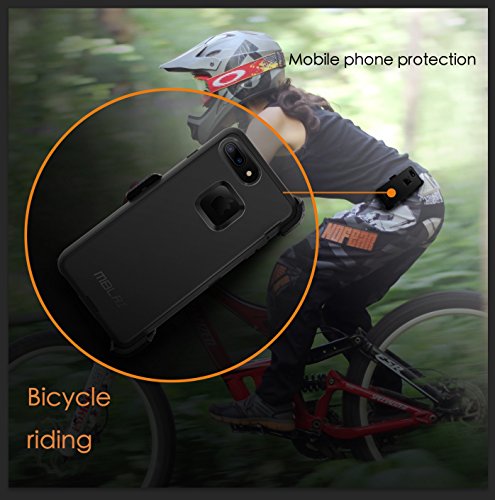 iPhone 5s/SE Case with Built-in Screen Protector, Full Protection [Black] w/ [Belt Clip] Kickstand, Heavy Duty Tough Shockproof Hybrid Hard Cover for Apple iPhone SE / 5 / 5S