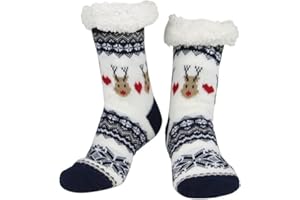 Woplagyreat Decoration Noel Chaussette Cadeau Chaussettes Homme Femme Décorations De Noël Décoration Cadeaux Chaude Antidérapantes Chausson Chaudes