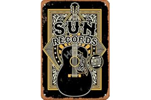 Henson Sun Records Memphis Tennessee Vintage Tin Sign Logo 12 * 8 inches Advertising Eye-Catching Wall Decoration