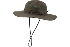 Magracy Unisex Outdoor Mesh Bucket Hat Summer Wide Brim UV Protection Hat Fishing Hat