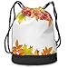 Produktbild Cupsbags Red Ash Berries and Dried Leaves School Drawstring Bag Backpack Bundle Backpack