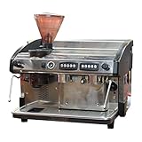  aufbereitet expobar Eleganz 2 Gruppe Kommerzielle Espresso Maschine mit integriertem Mahlwerk
