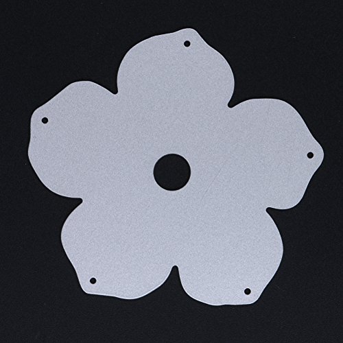 Amazingdeal365 4 PCS Blumen Metall Form Schablonen Schneiden DIY Dekor Sammelalbum Karten Buchzeichen Lesezeichen als Geschenk für Freunde Geburtstag Kinder,Kindergarten Hobby Schule Handarbeit Unterricht usw. Ein tolles Geschenk! - 6