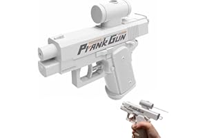 LexTex Reverse Water Gun, Prank Two-Way Water Gun, Quirky Trick Waters Guns for Friend, Unexpected Twist(White)