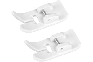 Joynine Presatelas de Teflón 5 mm para Máquinas de Coser Domésticas de Vástago Bajo - Compatible con Singer, Janome, Juki, Elna