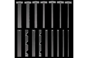 NBEADS 16 pz Guida Alla Copertina Del Libro, Righello per Rilegatura In Acrilico Strumento per Rilegatura Facile Kit per Album, Diari, Pianificatori, Creazione di Copertine di Libri