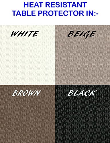TABLE PROTECTOR - WHITE ROUND 96cm Diameter