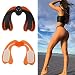 Produktbild LDPH EMS Hip Trainer Muskelstimulator ABS Fitness Lifting Gesäß Toner Und Butt Toner Abduktion/Adduktion Hip Massagegerät, Frauen,Orange