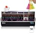 Produktbild Normia Rita Alloy Backlight Game Mechanical Keyboard Cherry MX Red with Big Hand Holder - Black