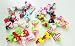 Rimobul Boutique 20 PCS Small Hair Bows Kids Clip Grosgrain Ribbon Hair Clips (Cute-printed)