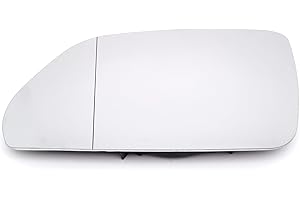 BSSTORE Vetro Specchietto Retrovisore Termico per POLO IV 2005-2009 (Sinistro - Lato Conducente)