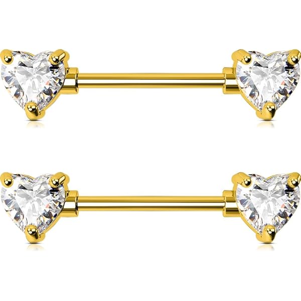 PEAKLINK Piercing Per Capezzolo Con Filettatura Interna, 14 G, In - Foto 11