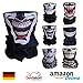 Produktbild Qualitatives Multifunktionstuch / Motorrad Totenkopf Maske / Face Shield / Sturmmaske - fürs Fahrrad / Ski / Snowboard / Paintball / Klettern / Wandern - [Joker / schwarz]