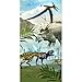 Produktbild Good Morning Strandlaken Strandtuch 5036 Dinoworld Dinosaurier 75x150 cm
