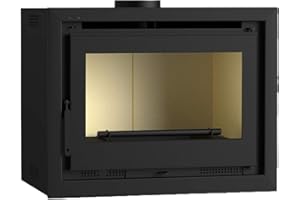 Insertable Leña 70 cm IT-170 - FM CALEFACCION - Turbinas - Interior Vermiculita - Doble combustión..