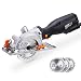 Produktbild Tacklife CSK76AC Klassische Kreissäge ,Mini-Kreissäge ,42.8mm Schnittlänge,705W , 3,500 rpm 4-1/2", Linkshändige Klingen-Design mit drei Klingen und Doppelschalter