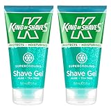 King of Shaves Supercooling Shave Gel 150ml TWIN-PACK
