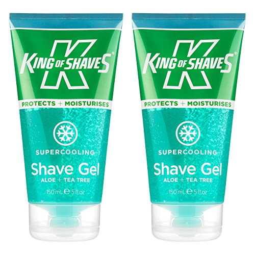 King of Shaves Supercooling Shave Gel 150ml TWIN-PACK