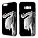 Produktbild Handyhülle Vogel Samsung Silikon Vögel Eule Flamingo Taube Schwan Adler Seeadler, Hüllendesign:Design 3 | Silikon Schwarz, Handy:Samsung Galaxy S9
