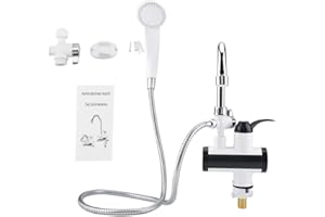 Grifo de calentador de agua instantáneo, grifo de agua caliente eléctrico instantáneo, grifo eléctrico instantáneo, con panta