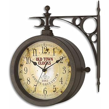 Amazon.de: wasserdichte Retro Gartenuhr von TFA Außenbereich Wanduhr