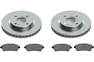 1 FIRSTLINK THE AUTO PARTS SUPPLIERS FORD FIESTA MK7 1.25 1.4 1.6 & TDCi 2008-2017 FRONT 2 VENTED BRAKE DISCS & PADS