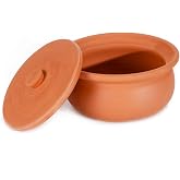 tureks pottery Natural Battal Boy G&uuml;ve&ccedil; Tencere Kahve 30 cm