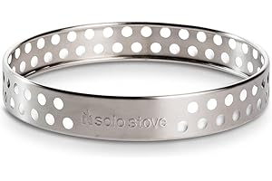 Solo Stove Standfuß für Feuerschale Bonfire | Zubehör für Outdoor Feuerstelle, Schutz für den Boden, mit Luftzirkulation, 7 cm Erhöhung, Edelstahl