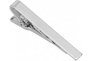 PSOWQ Fermacravatta, Fermacravatte Classici, Fermacravatta da Uomo, Fermacravatta Slim, per Matrimonio, Festa, Meeting, Abbigliamento Quotidiano, adatto a tutte le occasioni