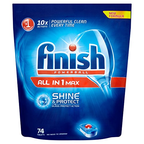 Finish All in One Max Dishwasher Tablets Original, 74 Tablets
