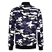 Produktbild Amphia - Langärmlige Camouflage-Strickjacke für Herren - Herren Mode Casual langärmelige Camouflage Druck Reißverschluss Sport Jacke Mantel