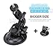 Price comparison product image GoPro Car Suction Cup Mount for Hero 1 2 3 + HD 4 5 6 *HEAVY DUTY* Windscreen Dashboard Window Glass Holder + Tripod Adapter, fits SJ4000, GoXtreme, Kitvision, Activeon, EE 4GEE Action Digital Cameras Digi-fun®