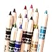 12 Colors Cosmetic Eye Shadow Lip Liner Eyeliner Pencil Makeup