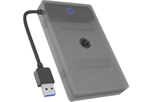 ‎ICY BOX ICY BOX SATA auf USB Adapter für 2,5" HDD / SSD, Festplatten Adapter, USB 3.2, USB-A, Schutzbox, Werkzeuglos, Externes Gehäuse, IB-AC603b-U3